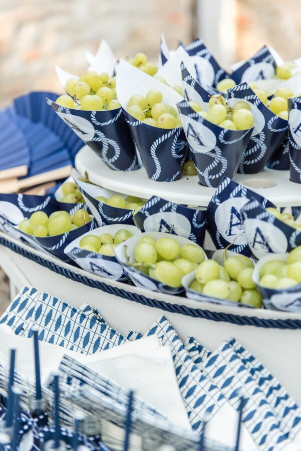 Blue Inspired Christening in Skiathos by Tsveta Christou