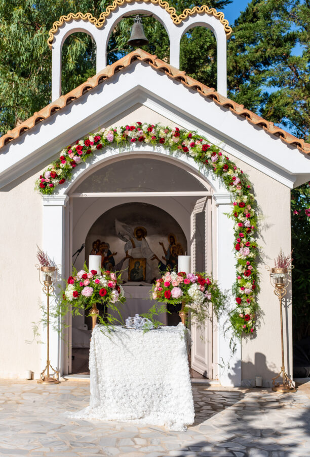 Flower arrangements for church decoration