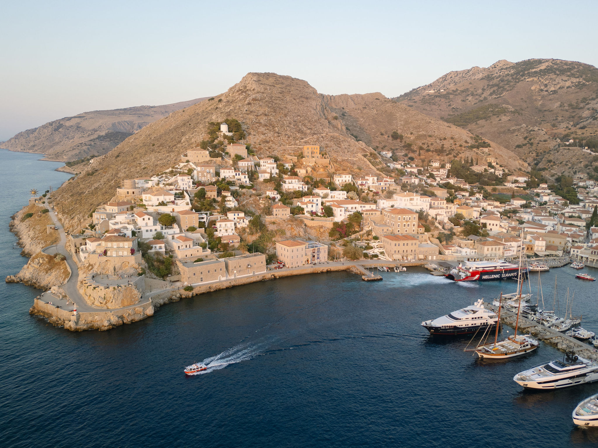 destination wedding in Hydra ceremony,Hydra wedding reception decor,sunset view destination wedding in Hydra