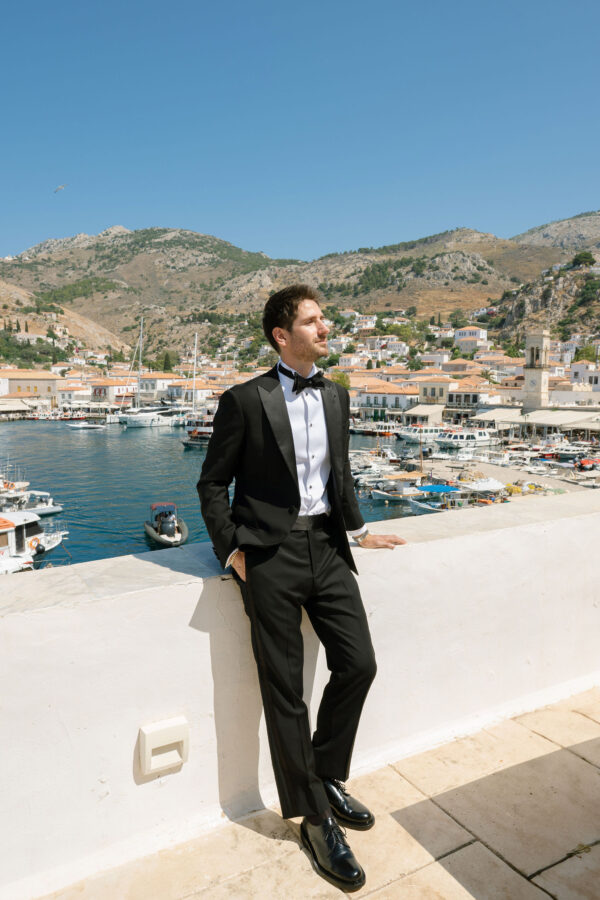 destination wedding in Hydra ceremony,Hydra wedding reception decor,sunset view destination wedding in Hydra